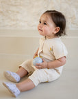 Organic Muslin Onesie - Pure Lemon