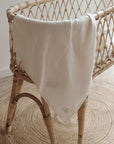 Organic Muslin Swaddle - Sand - 120x120cm