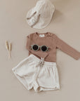 Organic Terry Shorts - Sand