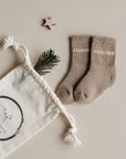 Organic Socks - JUNIOR - Oatmilk