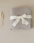 Organic Muslin Swaddle - Caramel - 120x120cm