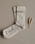 Organic Socks - GRANDPA - Sand