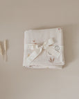 Organic Muslin Swaddle - Wildflowers -120x120cm