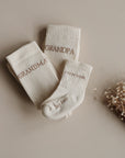 Organic Socks - GRANDMA - Sand