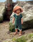 Organic Terry Onesie - Vintage Green