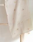 Organic Muslin Swaddle Set - Wildflowers/Dusty Rose