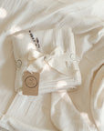 Organic Muslin Swaddle - Sand - 120x120cm