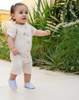 Organic Muslin Onesie - Wildflowers