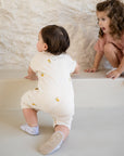 Organic Muslin Onesie - Pure Lemon