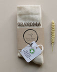 Organic Socks - GRANDMA - Sand