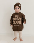 Organic Family Sweatshirt - Chocolate Brown - The Cozy Club