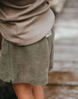 Organic Terry Shorts - Khaki