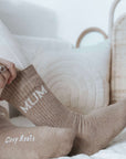 Organic Socks - MUM - Oatmilk