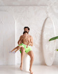 Sustainable DAD Swimshorts - Bright Green