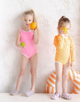 Sustainable Bathing Suit - Bright Pink