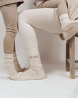 Organic Socks - MUM - Sand