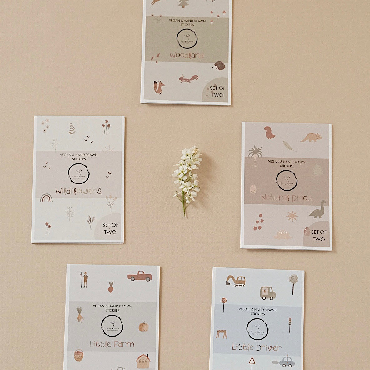 Sustainable stickers for children