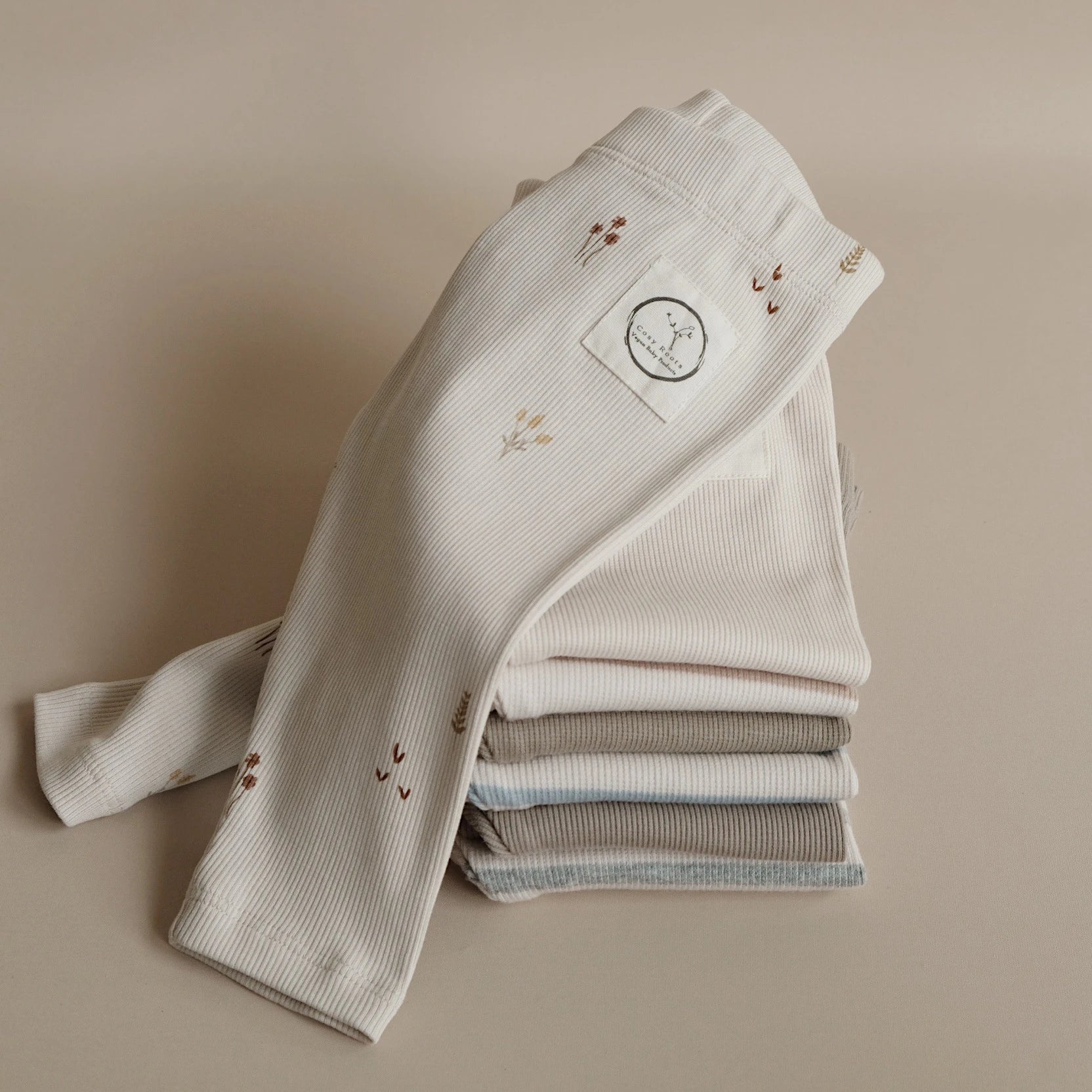 Rib leggings made of organic cotton