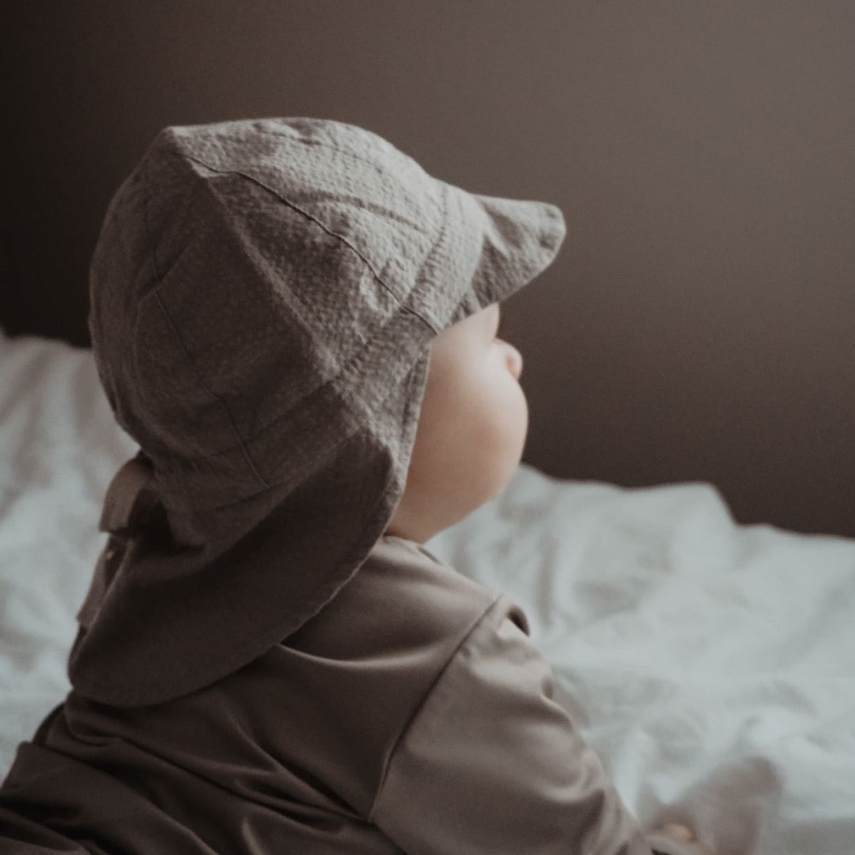 Organic Sun Hat - Caramel - UPF 50+