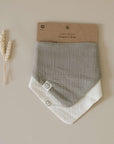 Organic Muslin Bibs - Khaki/Sand