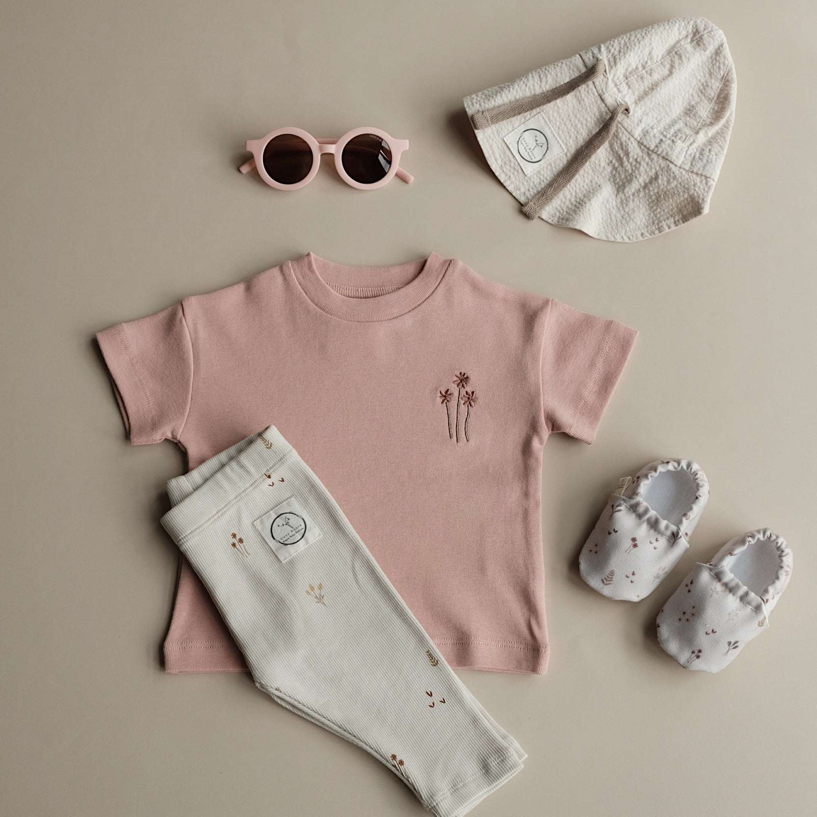 Organic Oversized Shirt - Dusty Rose