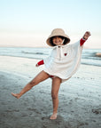 Organic UV Poncho - Sand - UPF50+