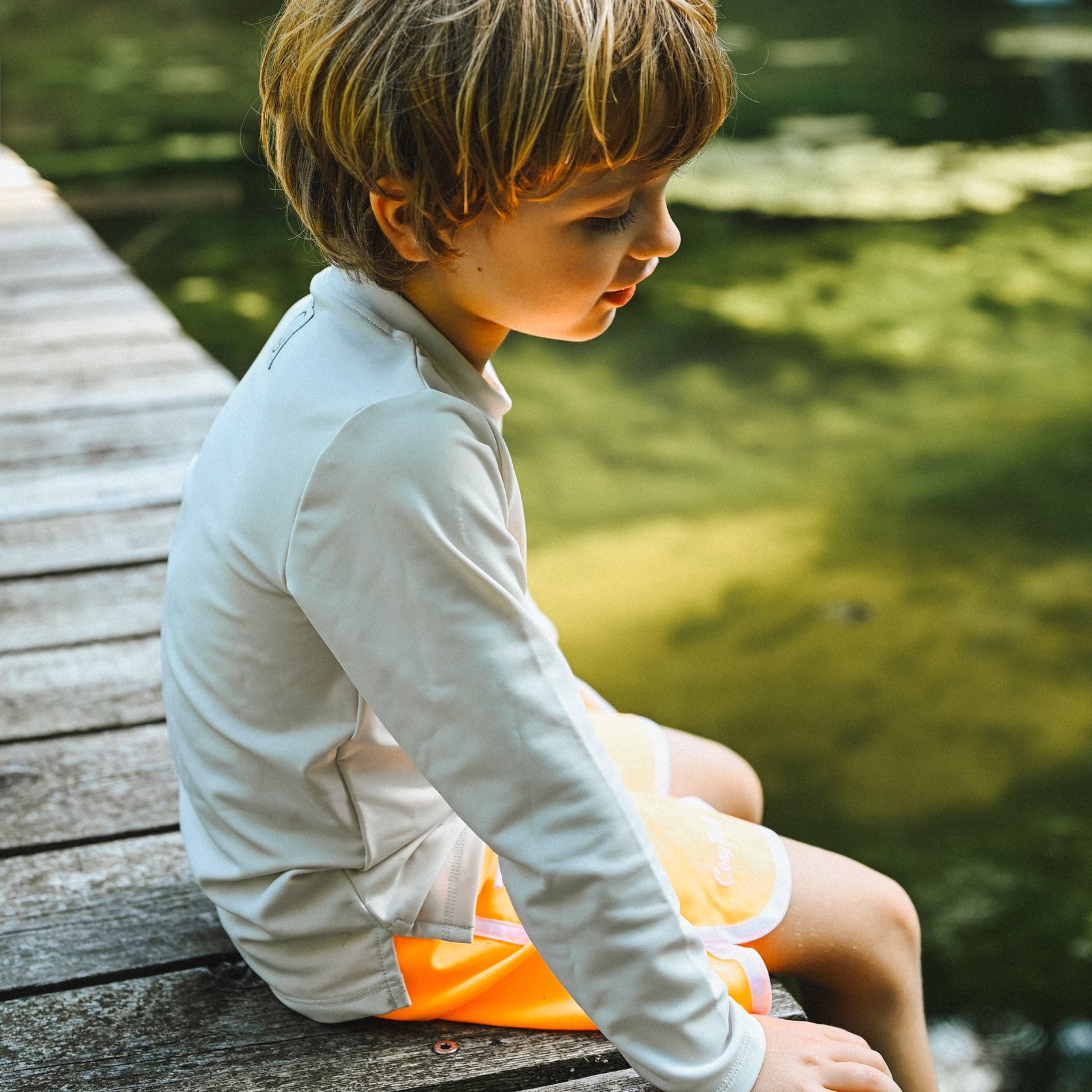 Sustainable Swimshort - Bright Orange