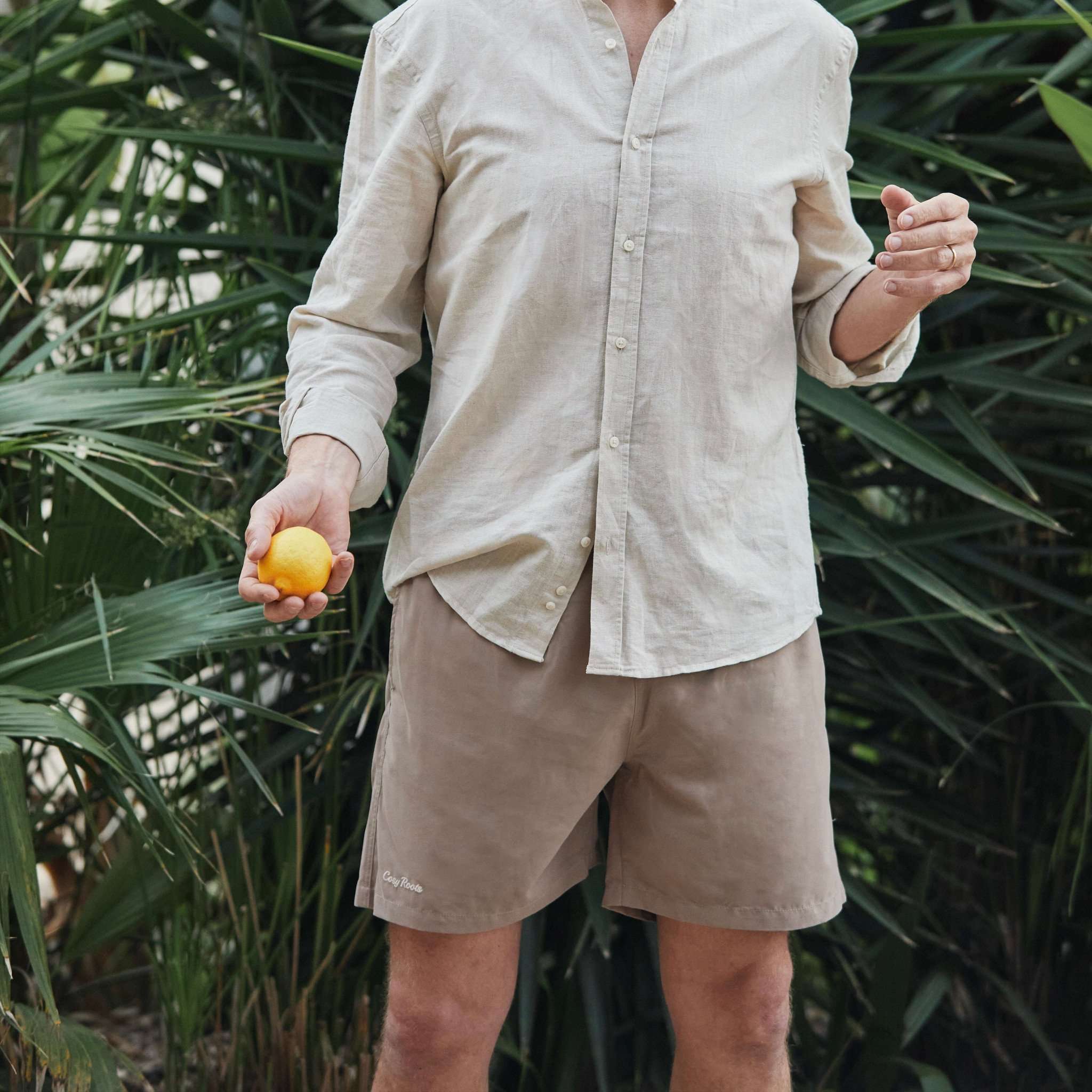 Sustainable DAD Swimshorts - Caramel