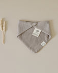 Organic Muslin Bibs - Dusty Rose/Caramel