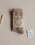 Organic Socks - MUM - Oatmilk