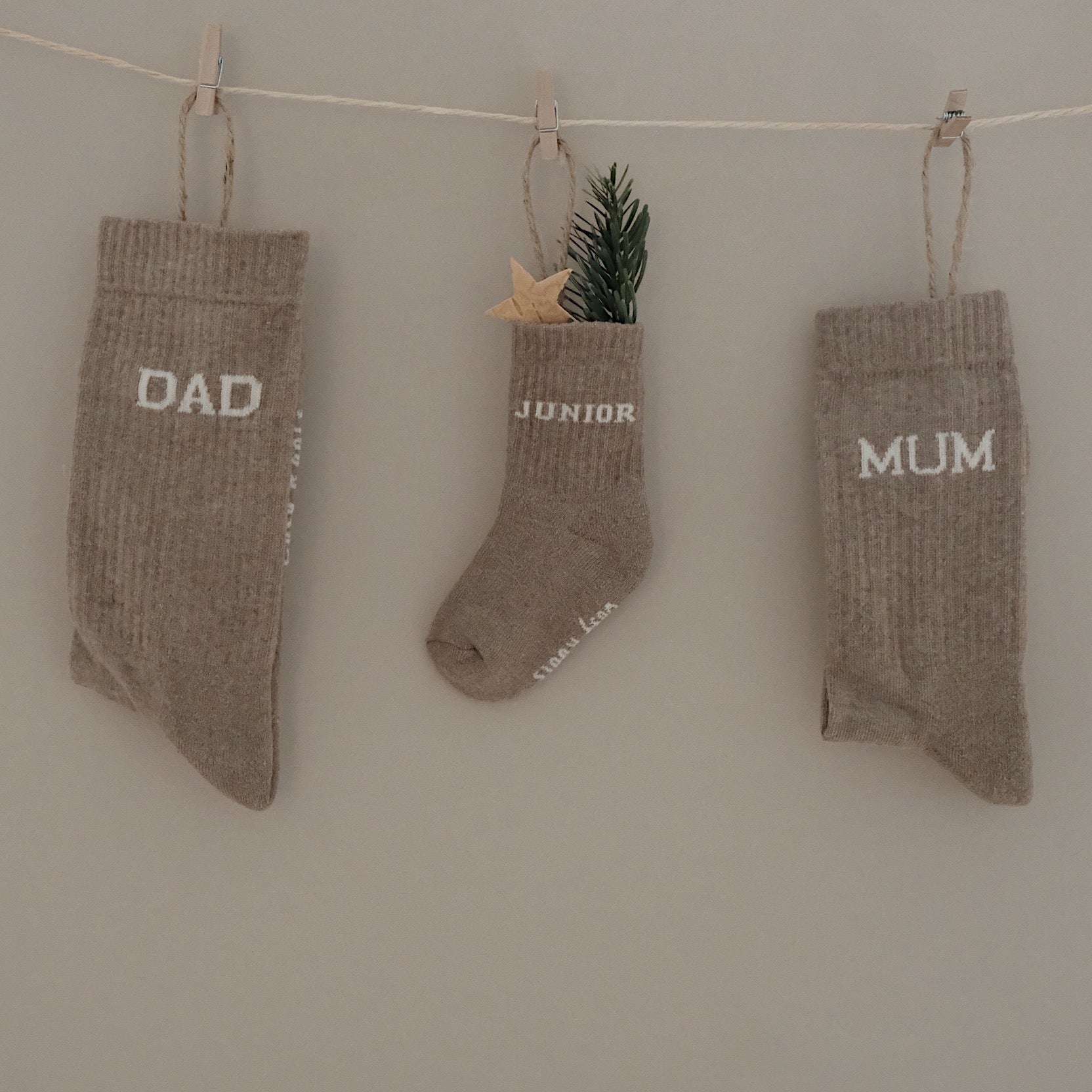 Organic Socks - MUM - Oatmilk