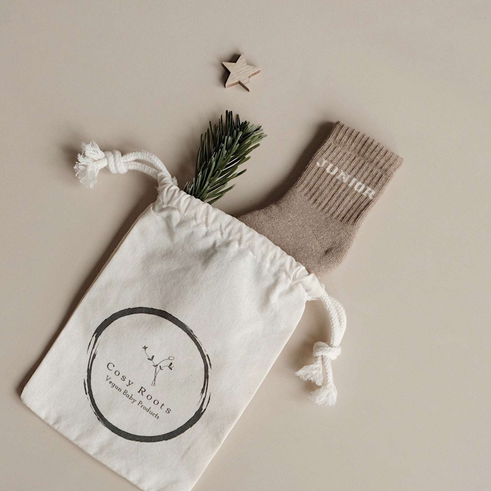 Organic Socks - JUNIOR - Oatmilk