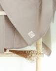 Organic Muslin Swaddle - Caramel - 120x120cm