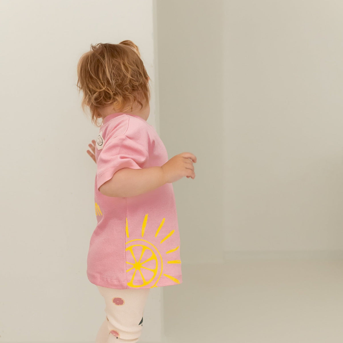 Organic Oversize Shirt - Candy Pink