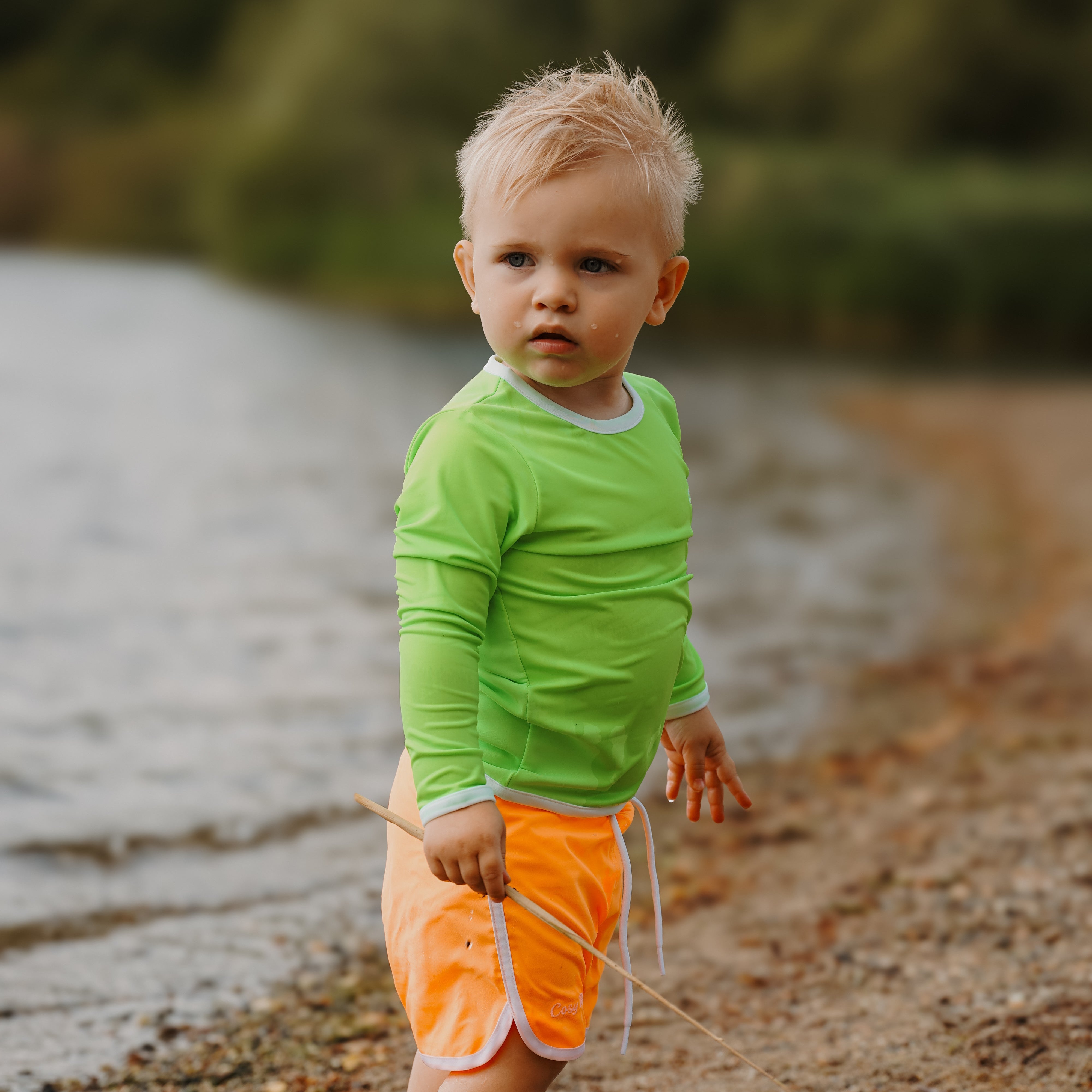 Sustainable Swimshort - Bright Orange