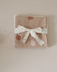 Organic Muslin Swaddle Set - Pure Apple/Sand