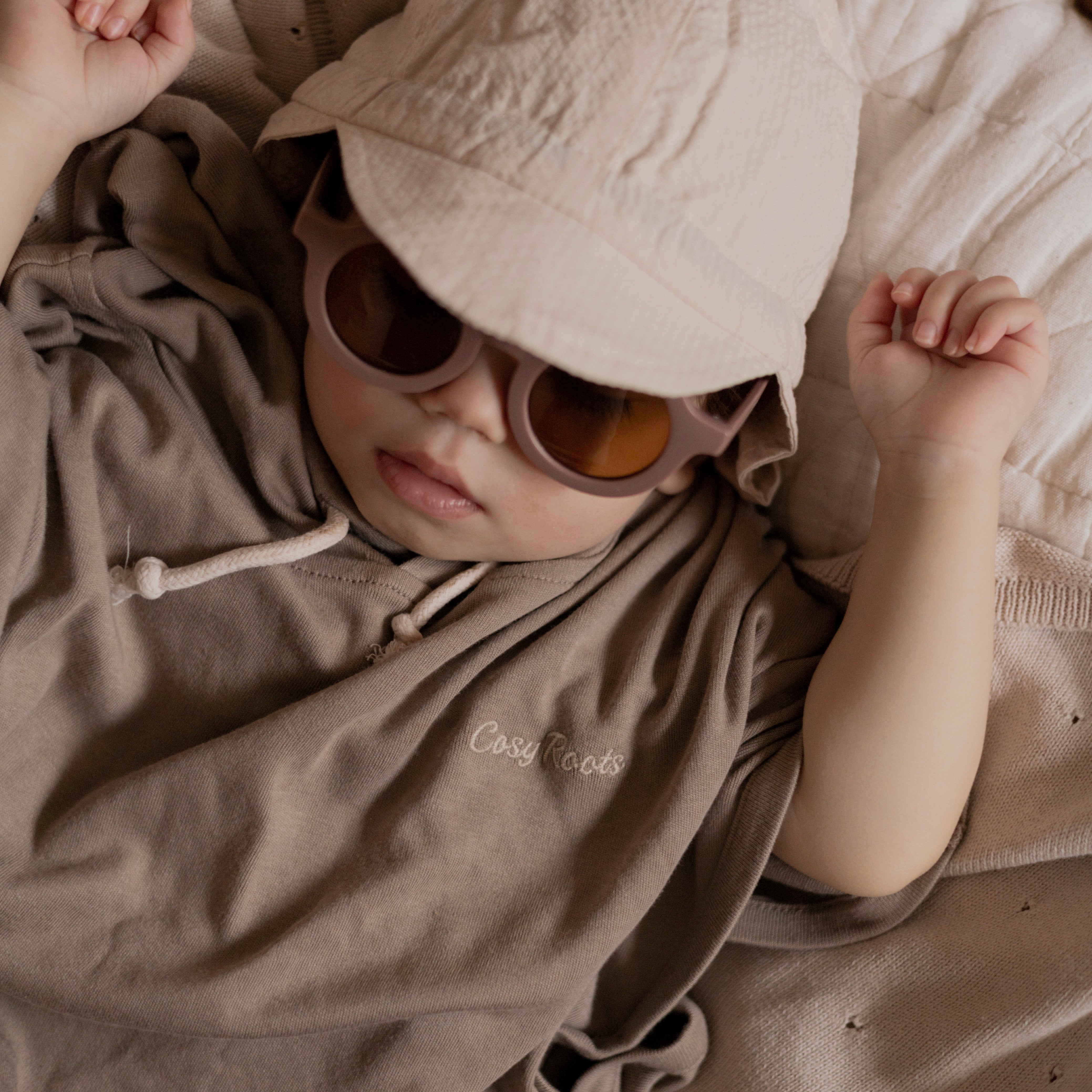 Organic UV Poncho - Caramel - UPF50+