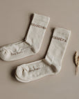 Organic Socks - GRANDPA - Sand