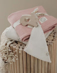 Organic Muslin Swaddle - Dusty Rose - 120x120cm
