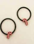 Hair Ties - Candy Cane - Pack of 2