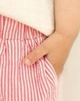 Organic Lounge Pants - Pink Striped