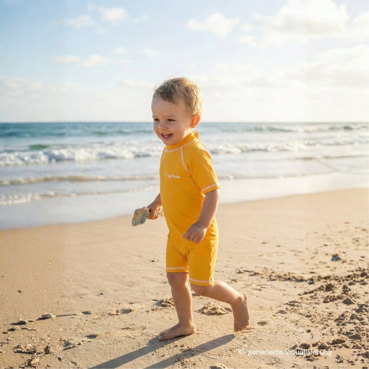 UV Romper - Bright Orange (UV STANDARD 801)