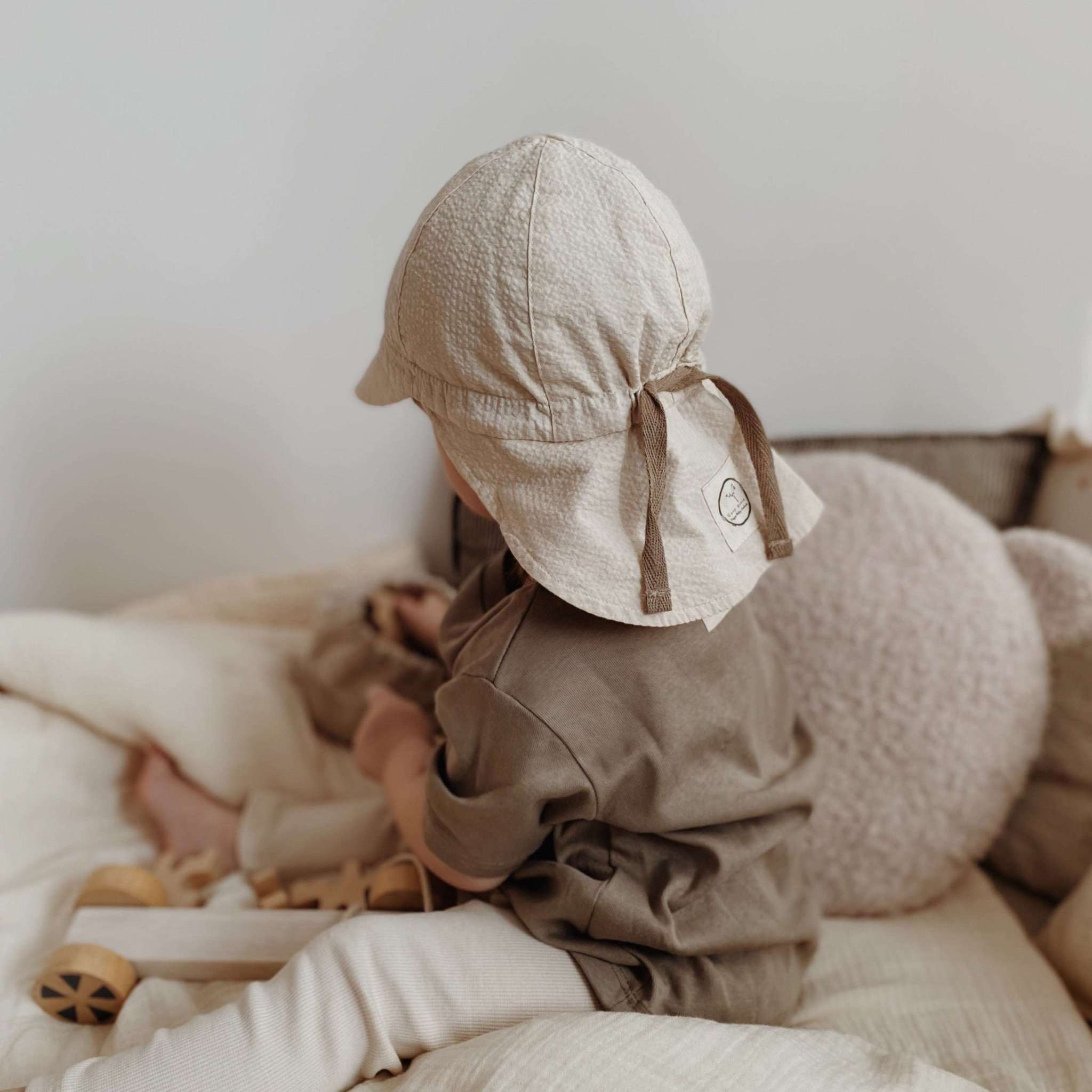 Organic Sun Hat - Sand - UPF 50+