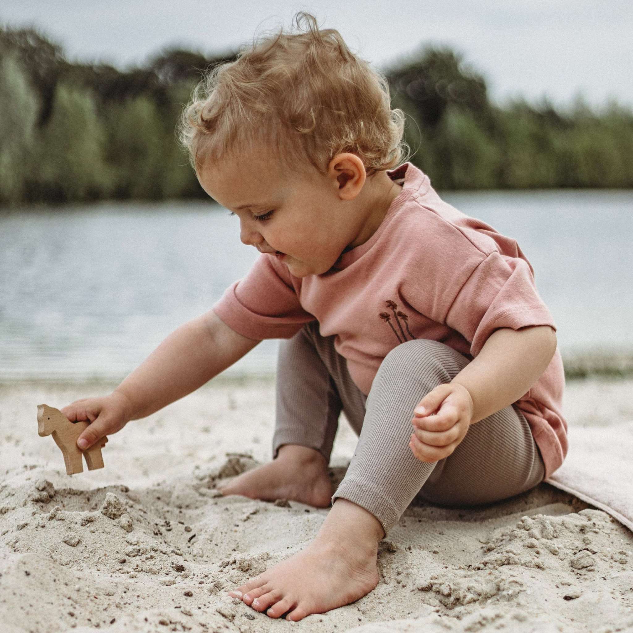 Organic Oversized Shirt - Dusty Rose
