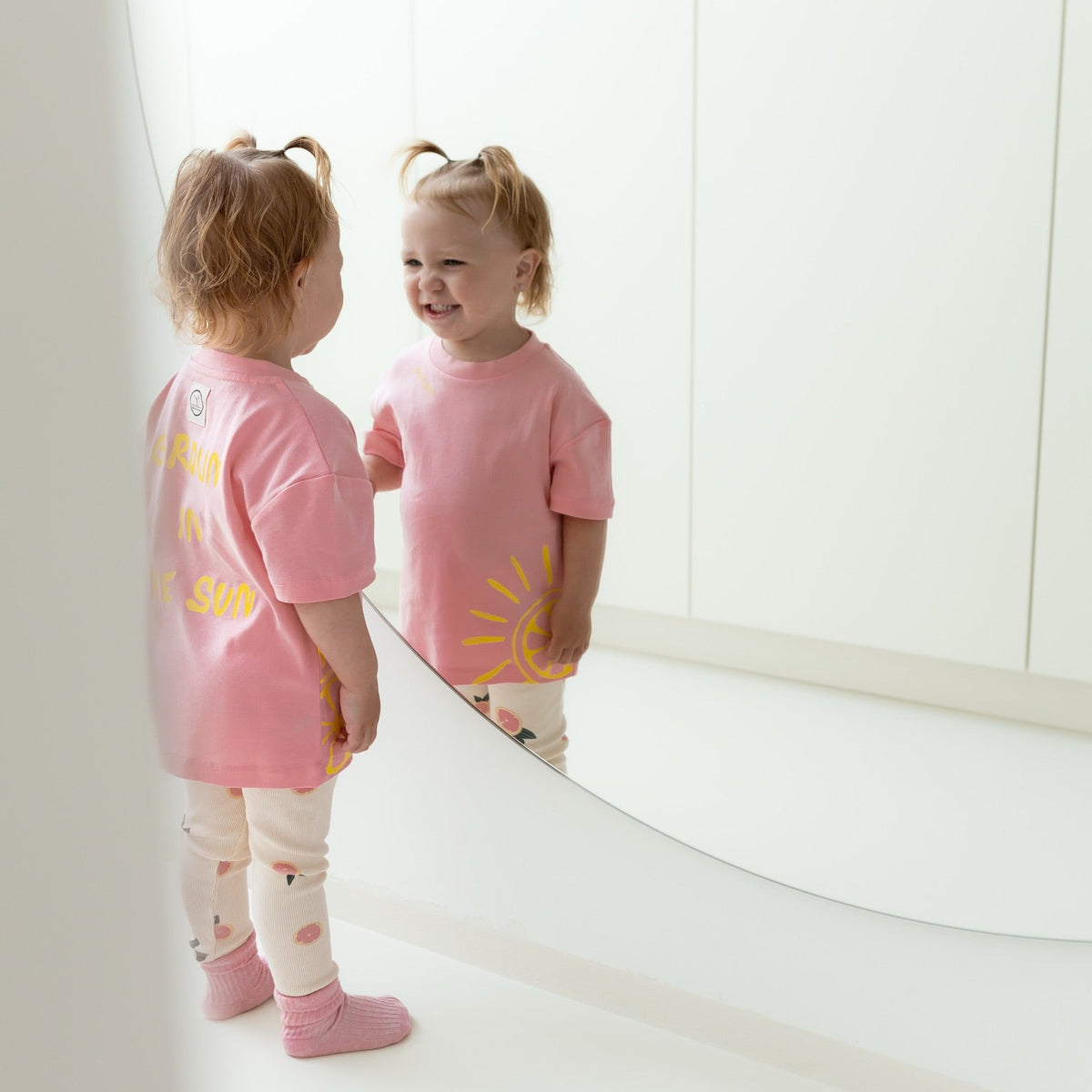 Organic Oversize Shirt - Candy Pink