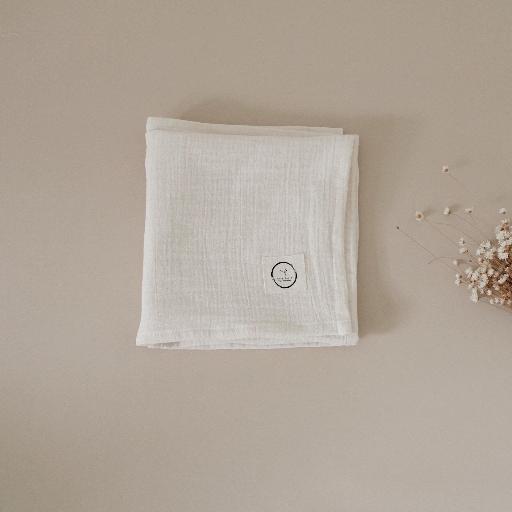 Organic Muslin Swaddle Set - Pure Apple/Sand