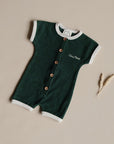 Organic Terry Onesie - Vintage Green