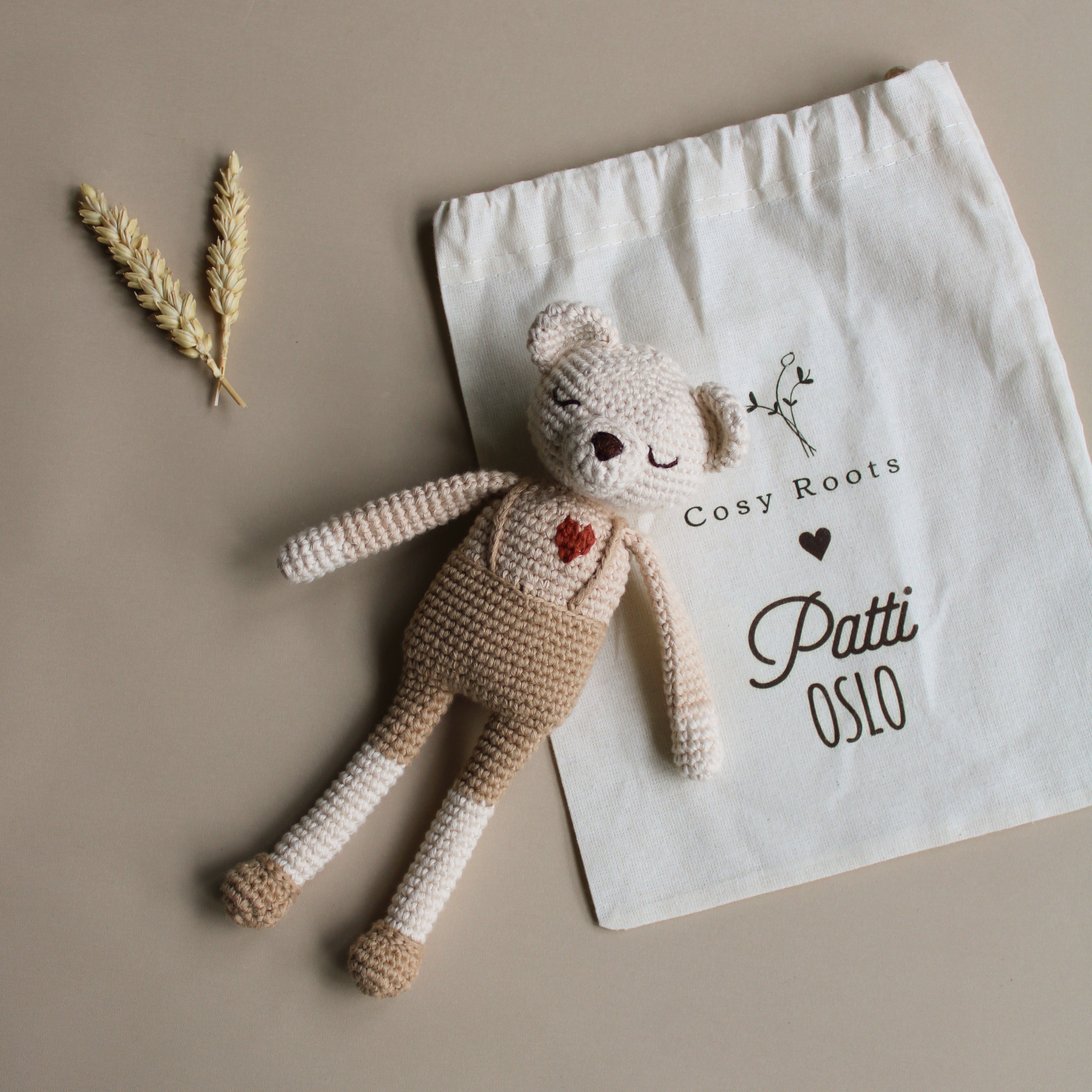 Organic Teddy Bear Patti Oslo X Cozy Roots