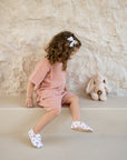 Organic Muslin T-Shirt - Dusty Rose