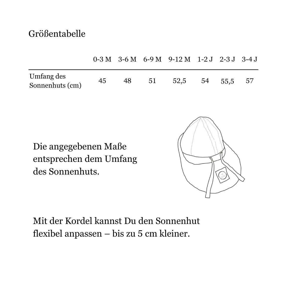 Organic Sun Hat - Khaki - UPF50+